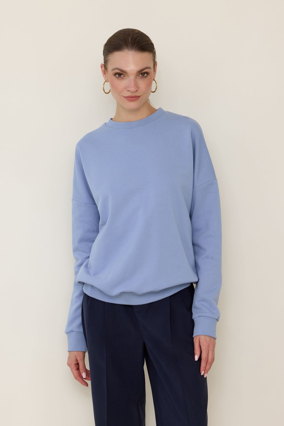 Bluza basic niebieski