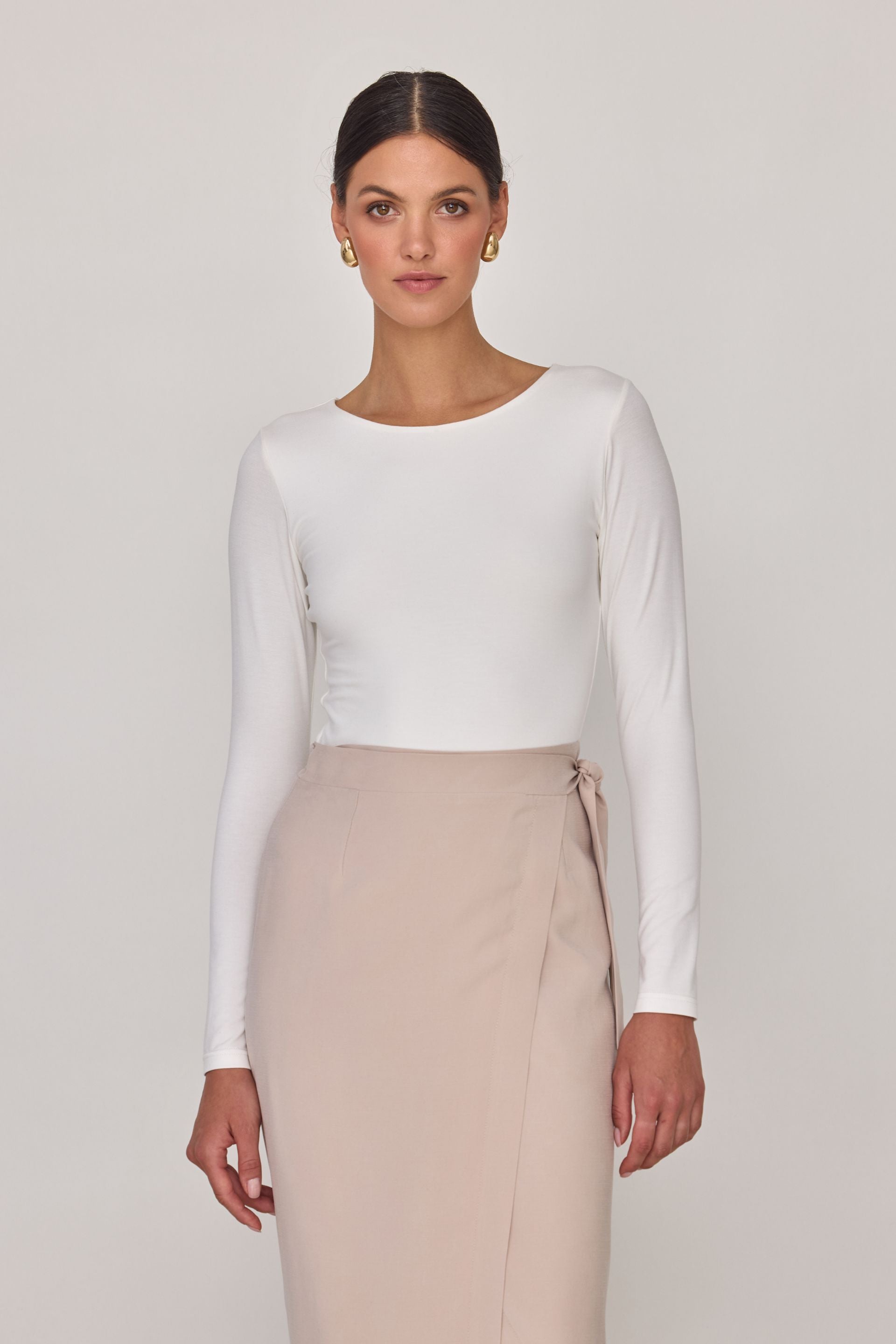 Body basic śmietankowa biel