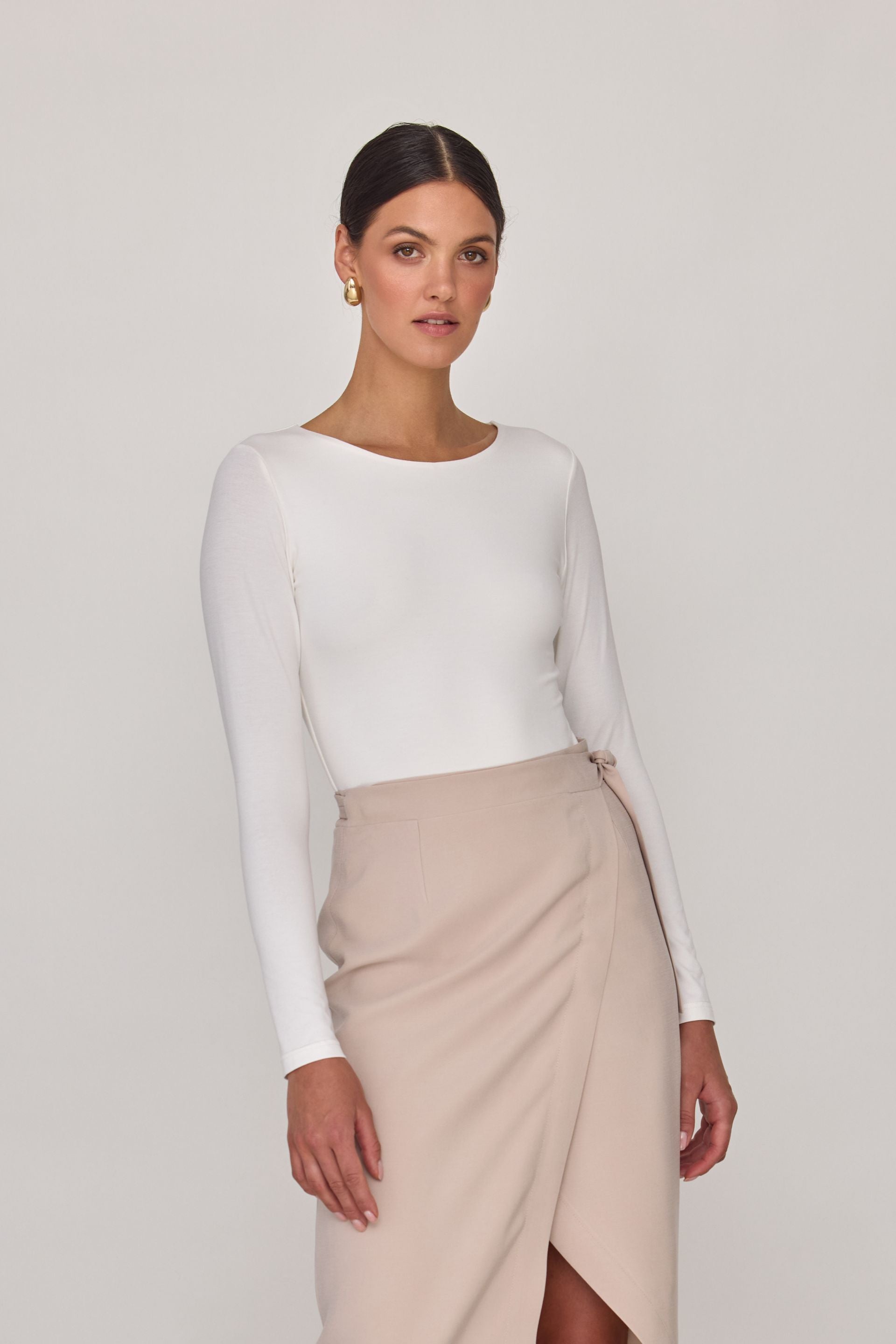 Body basic śmietankowa biel