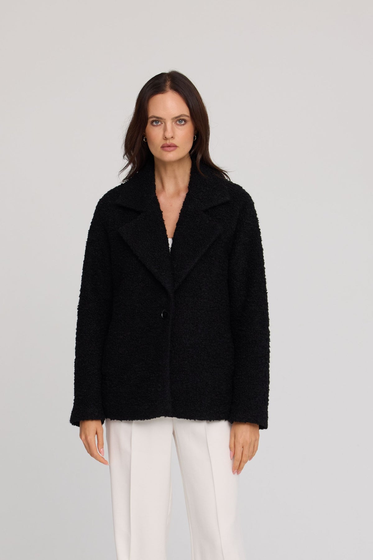 Brown lambskin jacket