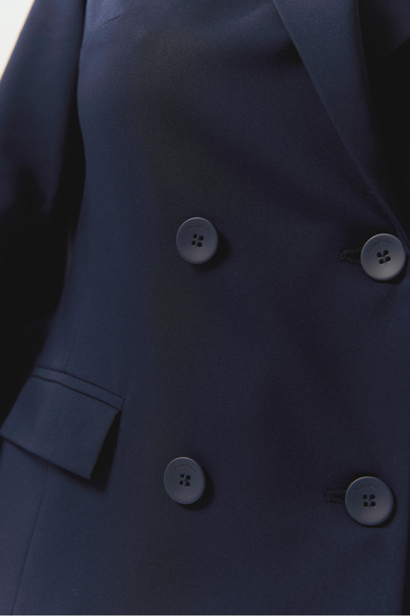 Marynarka dwurzędowa granatowa