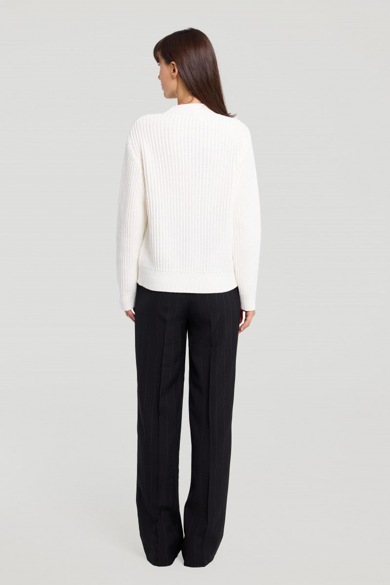 Cream button cardigan