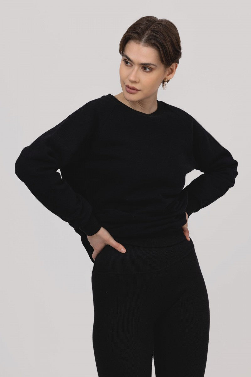 Klasyczna bluza dresowa czarna