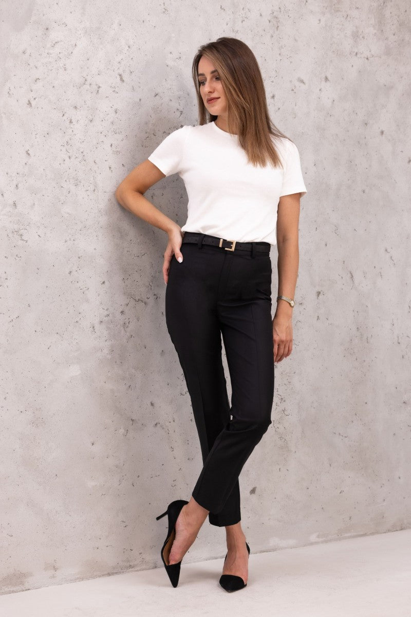 Klasyczne cygaretki z wełny wysokoskrętnej czarny