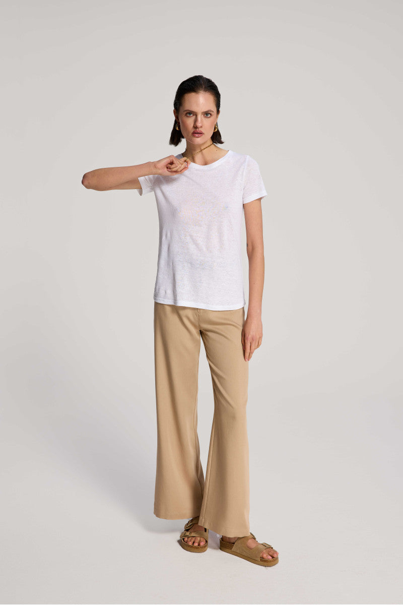 White linen t-shirt