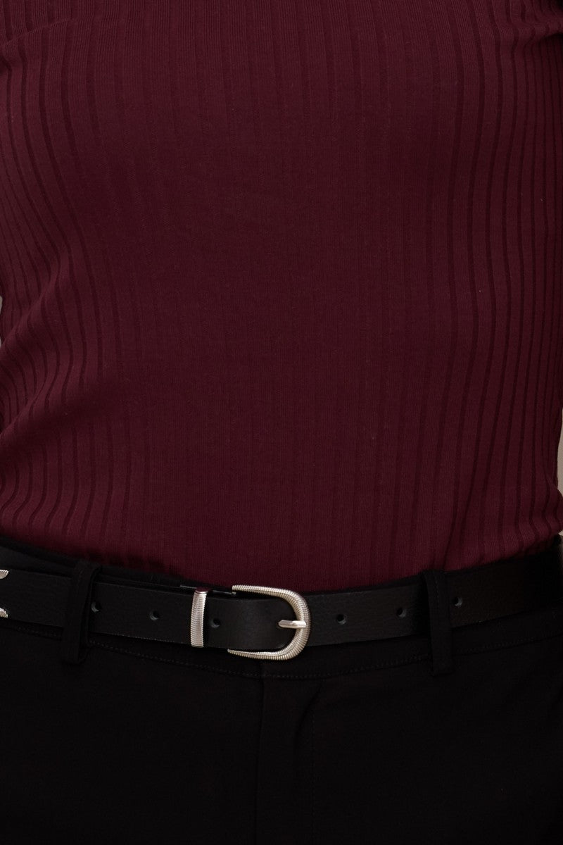 Longsleeve with a wider cherry stripe