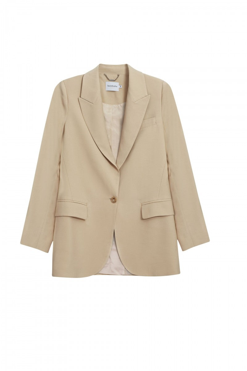 Beige oversize jacket