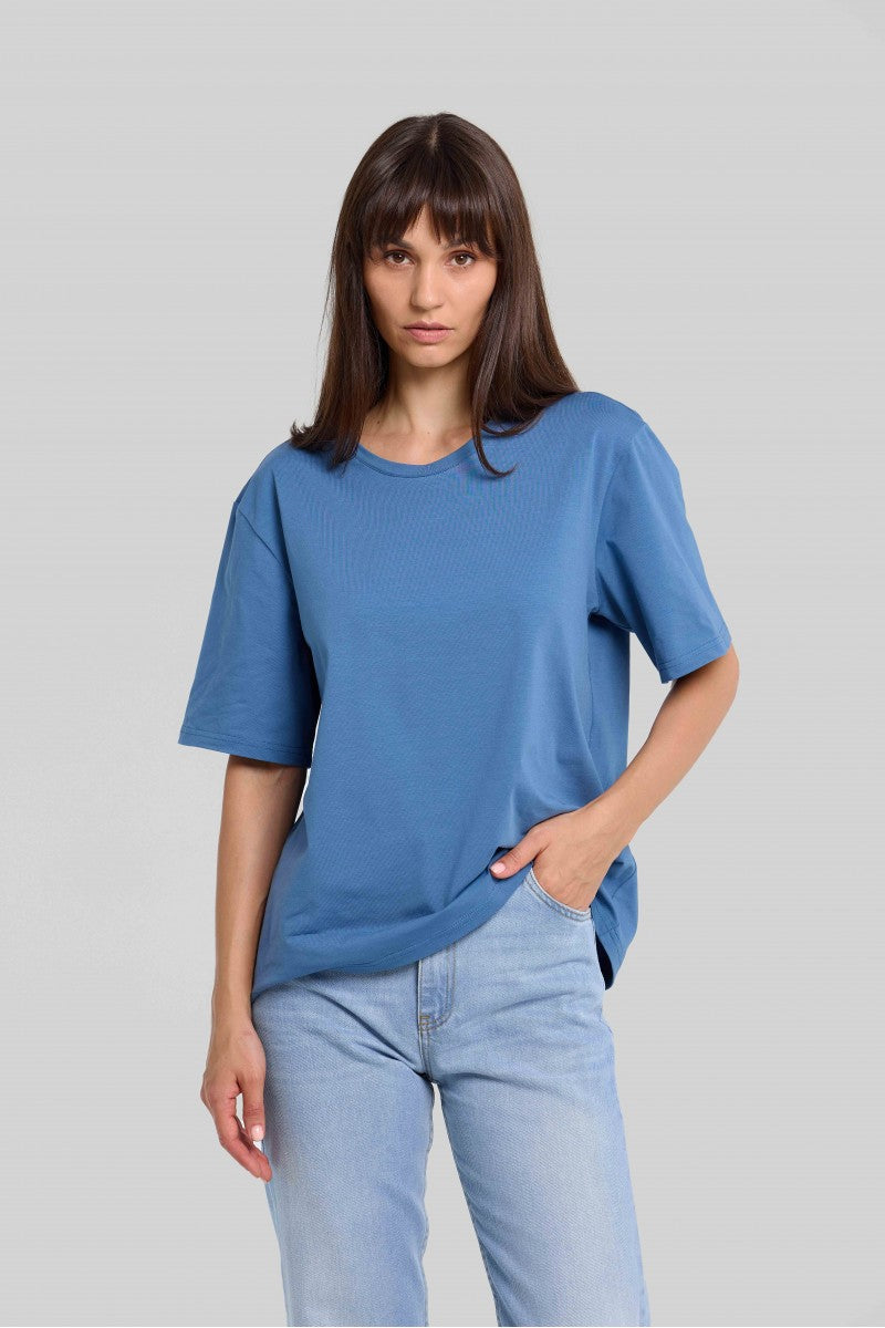 Basic boxy denim T-shirt