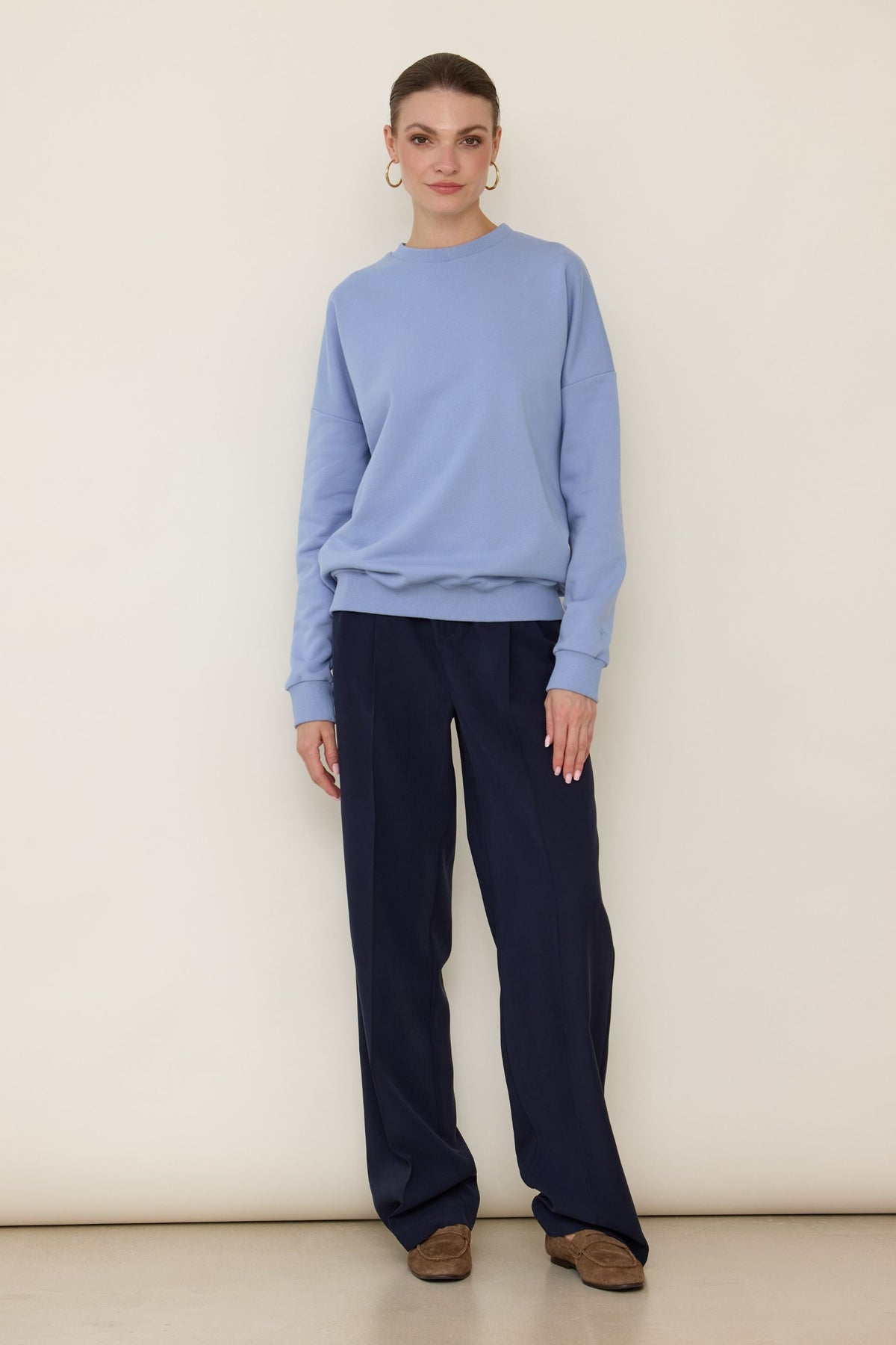 Bluza basic niebieski