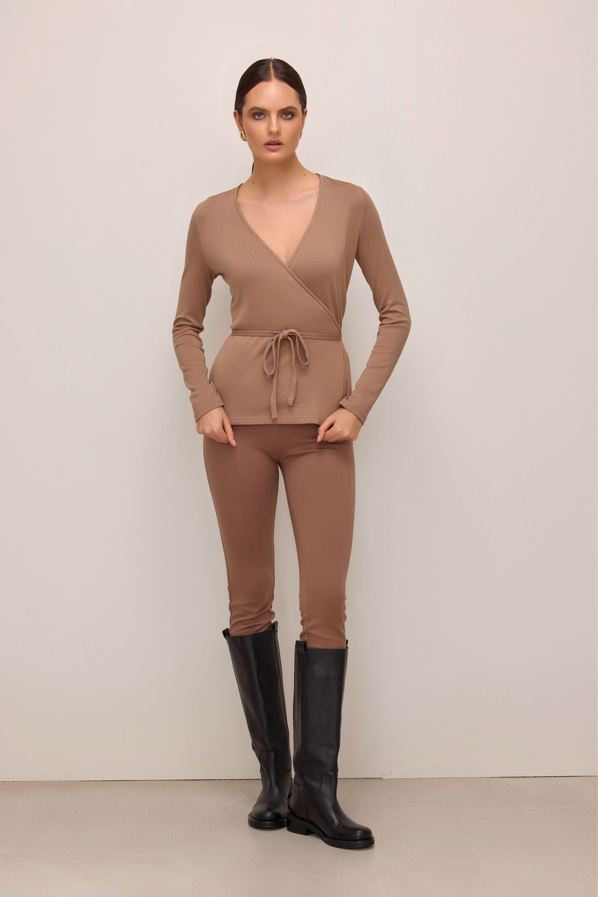 Beige envelope sweater