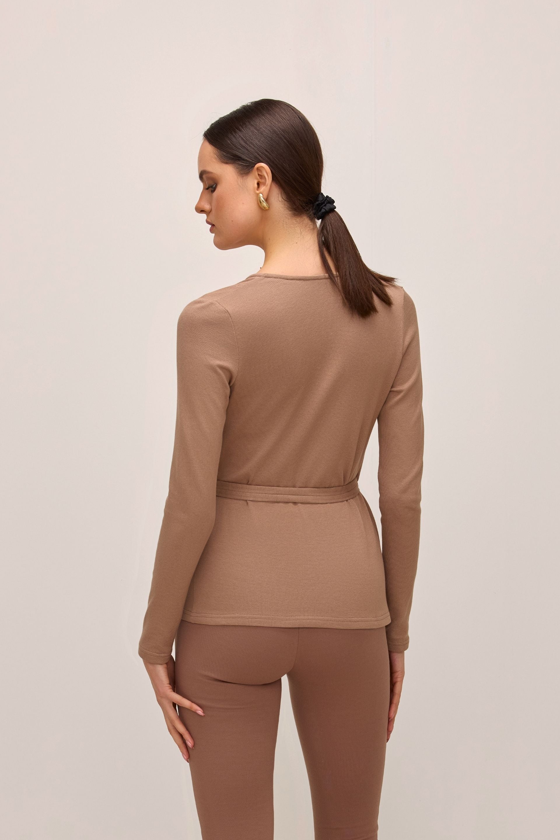 Beige envelope sweater