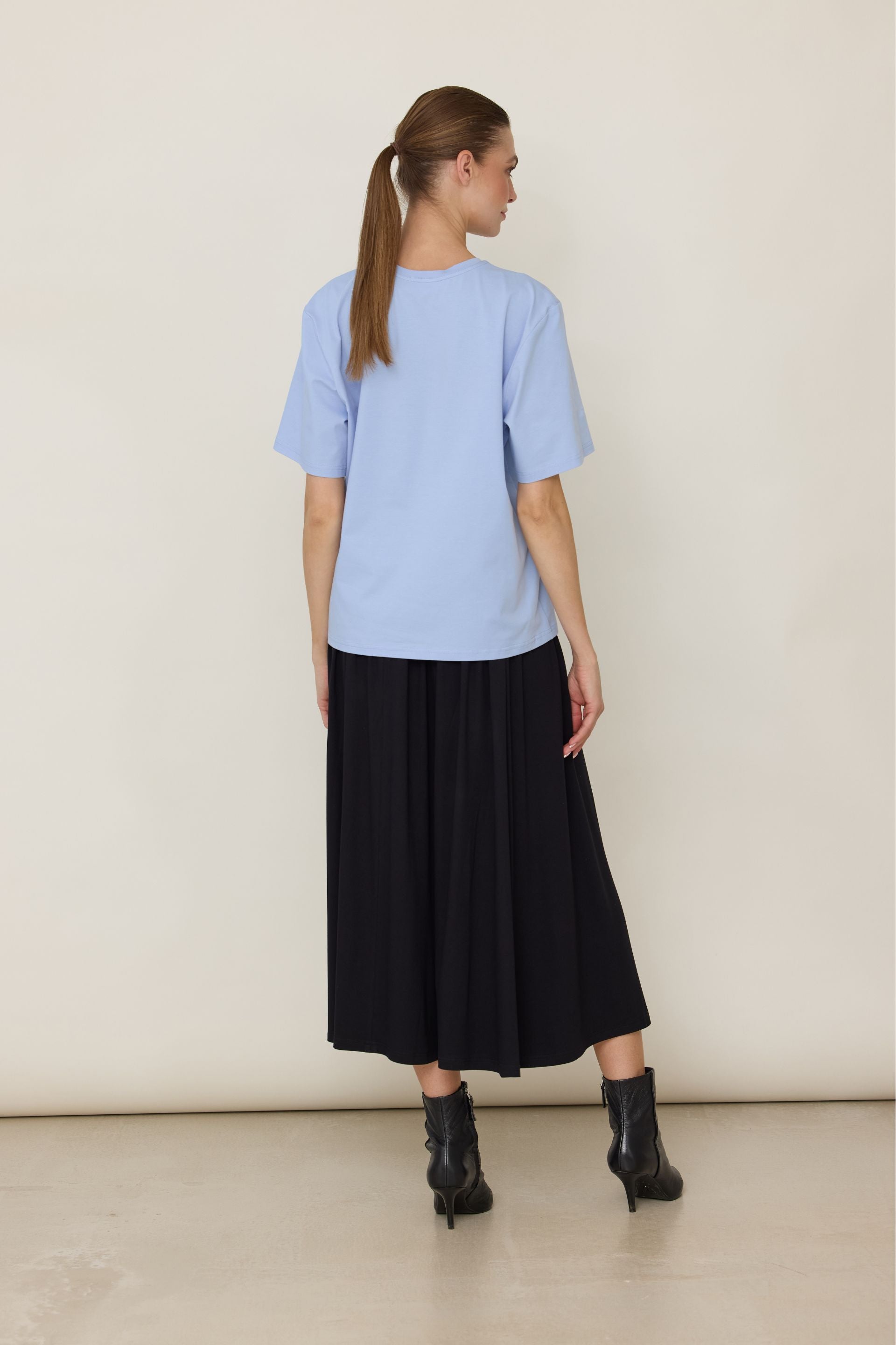 Basic boxy cappuccino T-shirt