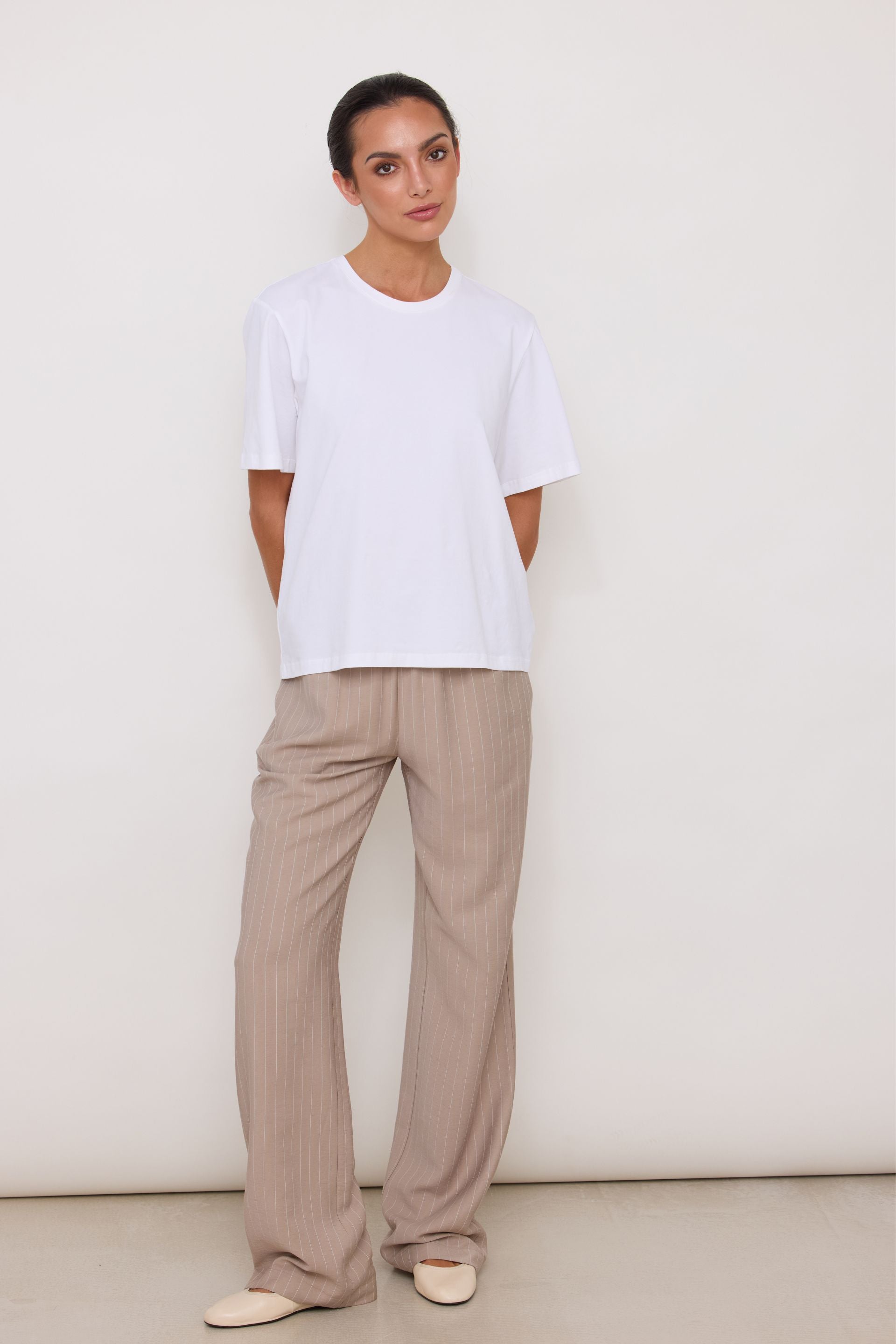 Basic boxy white T-shirt