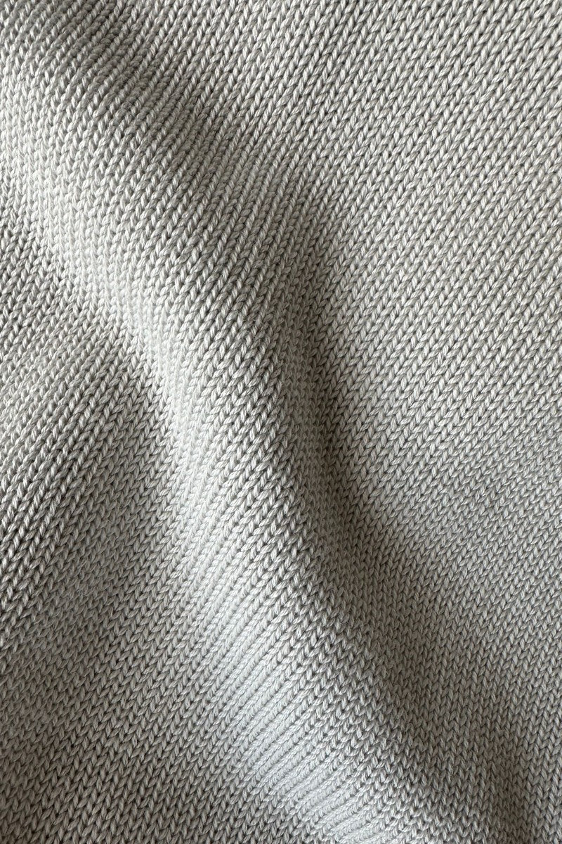 Cotton sweater with raglan sleeves, gray