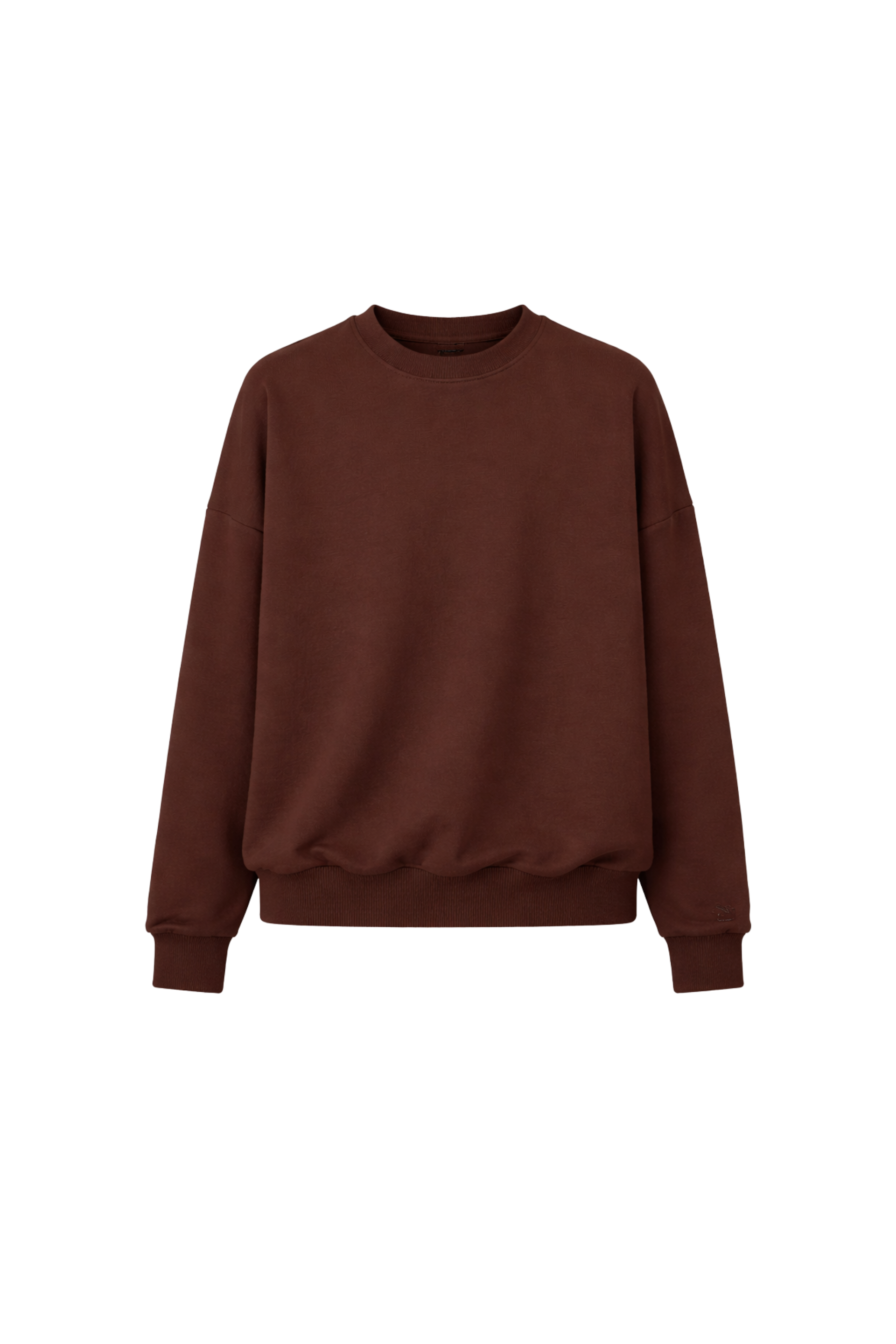 Bluza basic gorzka czekolada - packshot