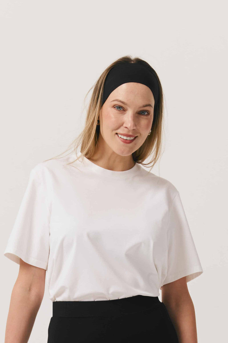 Dzianinowa opaska taupe