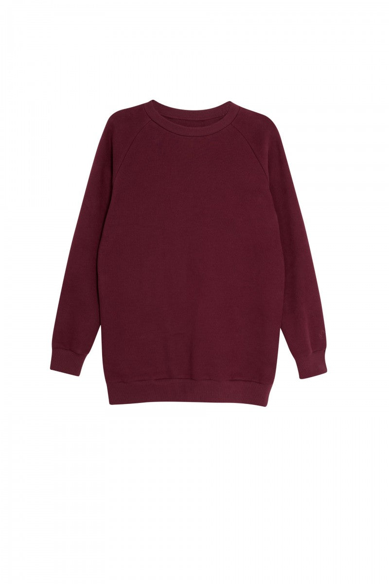 Classic burgundy sweatshirt