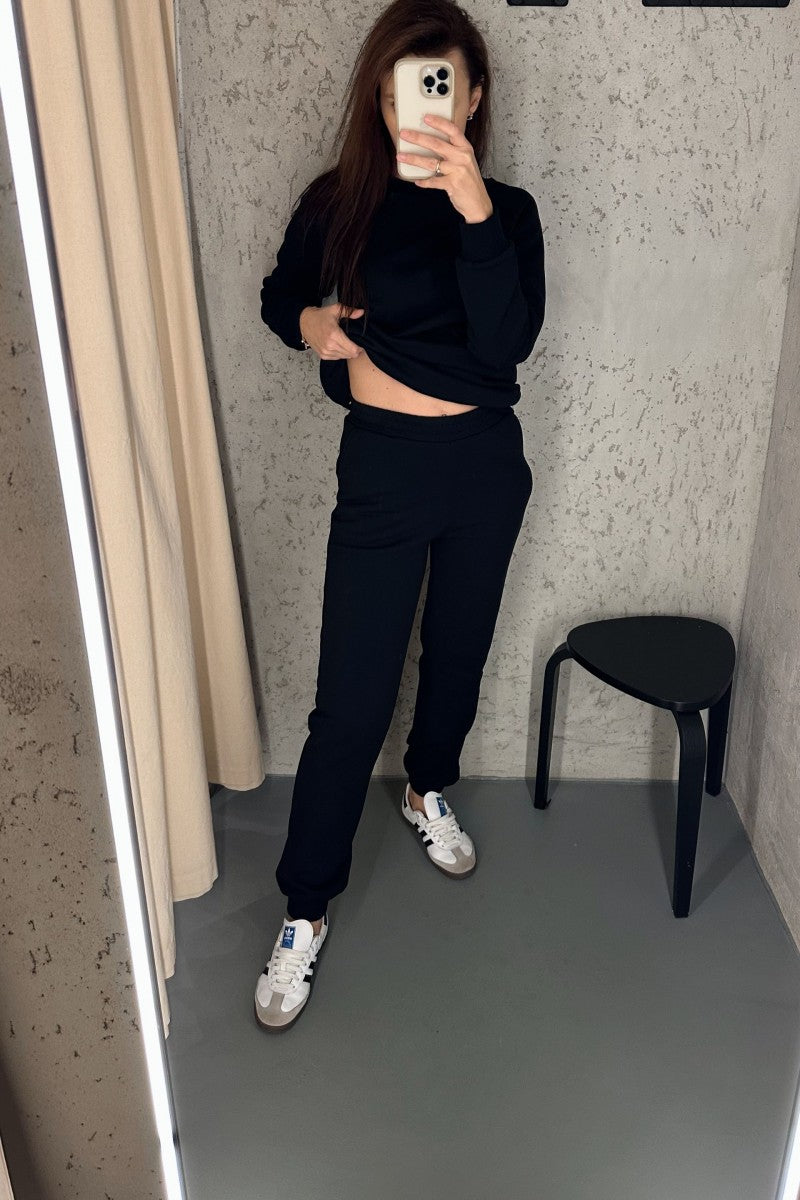 Classic black sweatpants