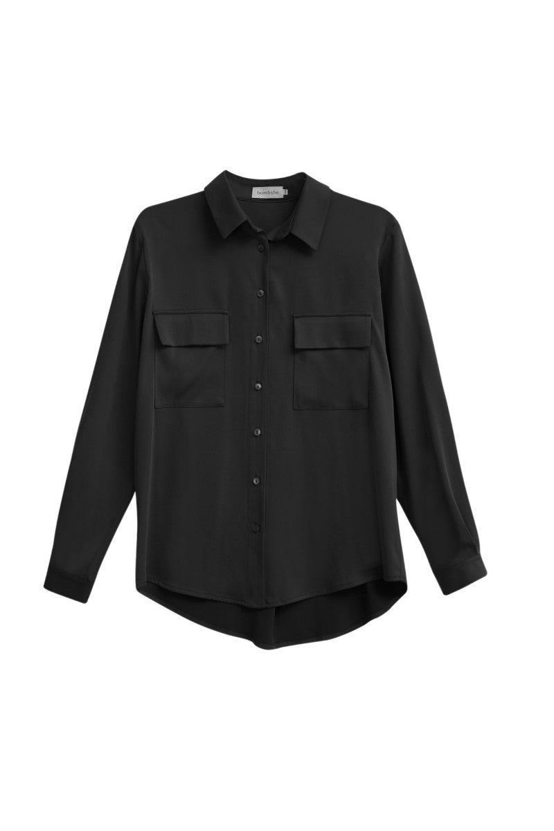Black shirt with pockets
