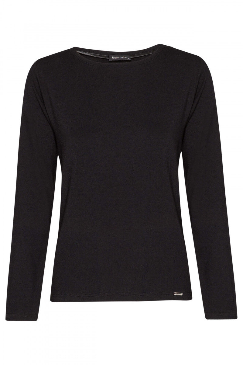 Supima cotton longsleeve black