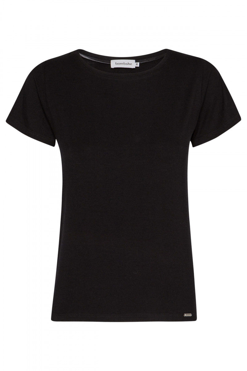Basic bamboo t-shirt black