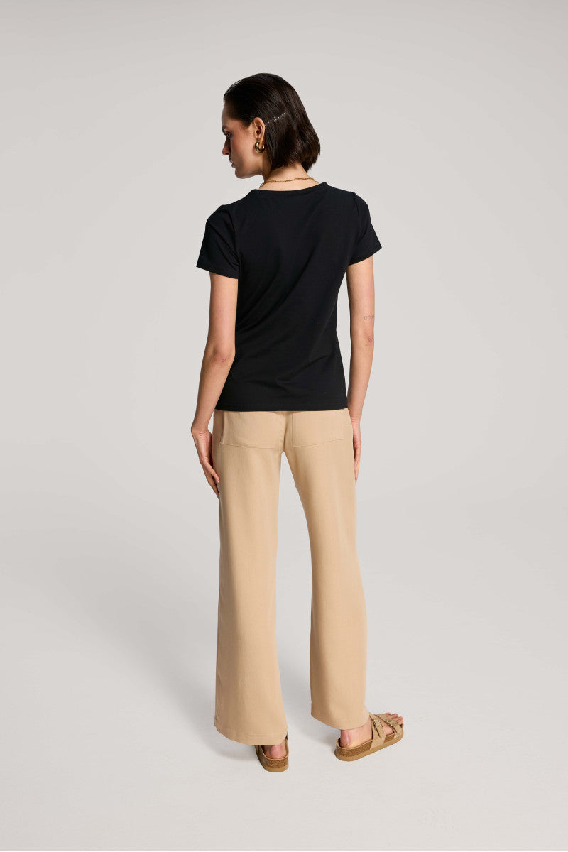 Black supima cotton t-shirt