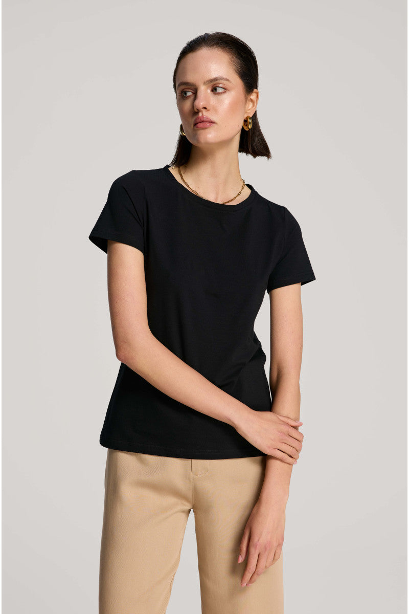 Black supima cotton t-shirt